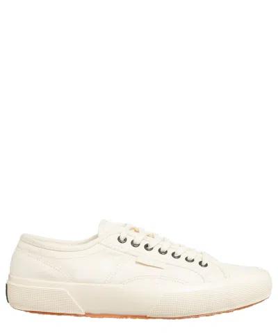 Superga Artifact Low-top Canvas Sneakers With Rubber Soles In Beige
