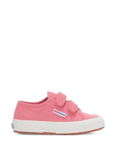 Superga Kids' 2750 Touch-strap Sneakers In Pink