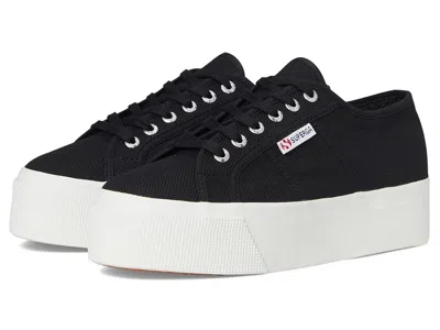 Superga 2790 Platform Athletic Shoes Black/f White : Eu 35 (us