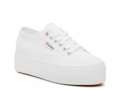 Superga 2790 Platform Sneaker In White