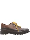 Superga 3345 Alpina Crazy Horse Lace-up Ankle Boots In Brown