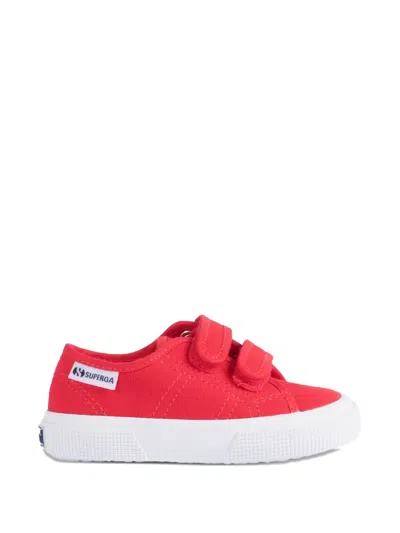 Superga Kids' 3750 Leggera Touch-strap Sneakers In Red