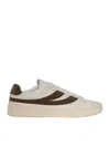 Superga Lendi Panelled Leather Sneakers In White
