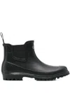 Superga 798 Rubber Ankle Boots In Black