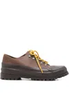 Superga 3345 Alpina Crazy Horse Lace-up Ankle Boots In Brown