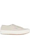 Superga Beige Lace Up Sneakers In Neutral