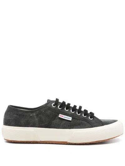 SUPERGA BLACK LACE UP SNEAKER