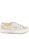Superga Glitter Lace-up Sneakers In White