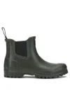 Superga Green Rubber Ankle Boots In Green