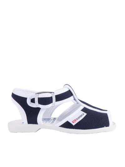 Superga Kids 1200-cotj                     Sandal In Blue