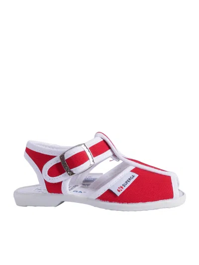 Superga Kids 1200-cotj                     Sandal In Red