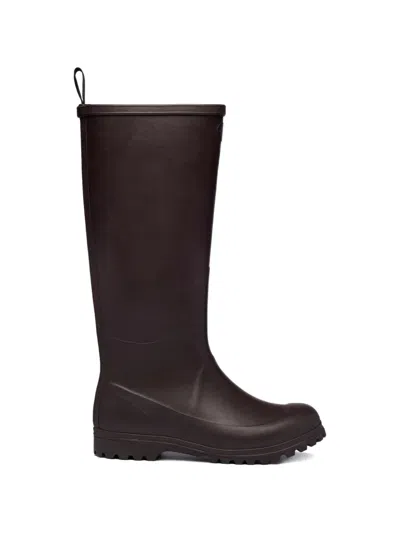 Superga Kniehohe Regenstiefel In Brown