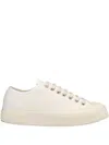 Superga Lace-up Canvas Sneakers In White
