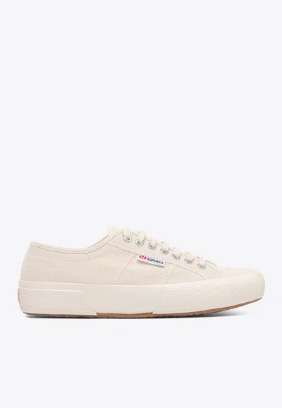 Superga Logo-printed Low-top Sneakers In Sand