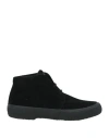 Superga Man Ankle Boots Black Size 9 Leather