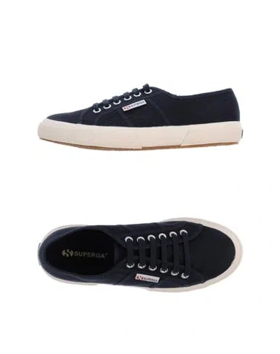 Superga Man Ankle Boots Midnight Blue Size 10 Textile Fibers