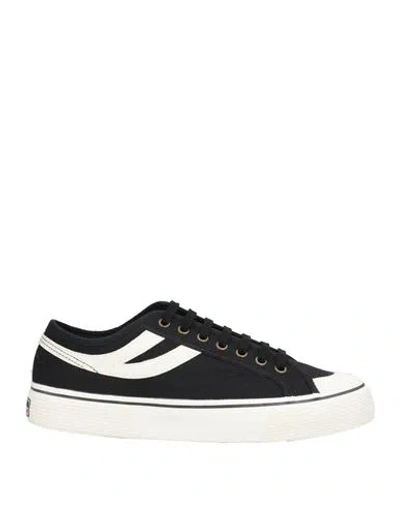 Superga Man Sneakers Black Size 9 Textile Fibers