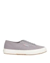 Superga Man Sneakers Grey Size 9 Textile Fibers In Gray
