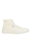Superga Man Sneakers Ivory Size 8 Textile Fibers In White
