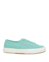 Superga Man Sneakers Light Green Size 8 Textile Fibers In Multi