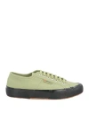 Superga Man Sneakers Military Green Size 9 Textile Fibers In Green