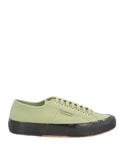 Superga Man Sneakers Military Green Size 9 Textile Fibers