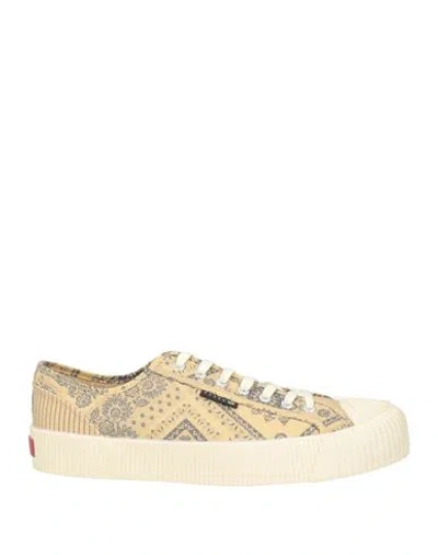 Superga Man Sneakers Sand Size 11.5 Textile Fibers In Neutral