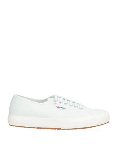 Superga Man Sneakers Sky Blue Size 12 Textile Fibers In White