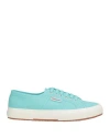 Superga Man Sneakers Sky Blue Size 8 Textile Fibers In Blue