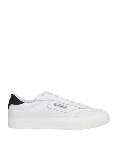 Superga Man Sneakers White Size 8 Leather