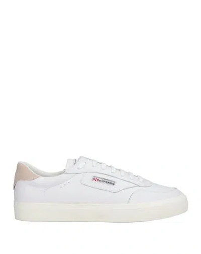 Superga Man Sneakers White Size 8 Leather