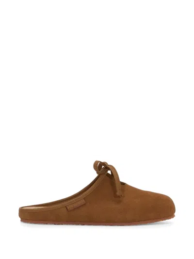 Superga Mules Mit Schnürung In Brown