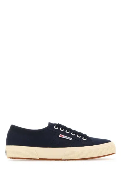 Superga Navy Blue Canvas 2750 Sneakers