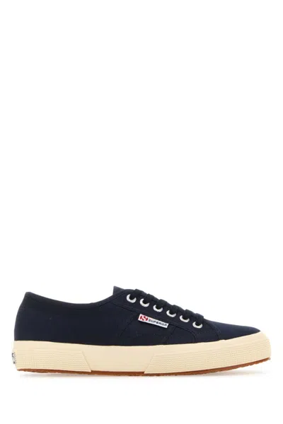 Superga Navy Blue Canvas Sneakers