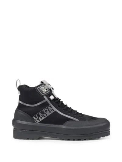 Superga Npz Hyper High-top Sneakers In Black