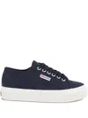 Superga Sneakers Mit Plateausohle In Blue