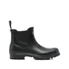 Superga Rubber Boot In Black
