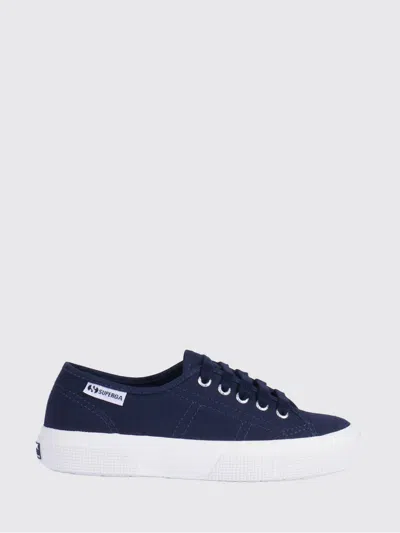 Superga Kids' Lace-up Low-top Sneakers In Blue
