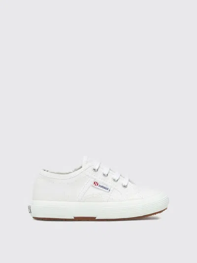 Superga 2750 Lamej Kids Trainers Colour: Iridescent, Size: Junior 1 In White