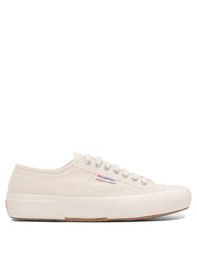 Superga Lace-up Canvas Sneakers In Neutral