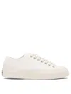 Superga Lace-up Canvas Sneakers In White