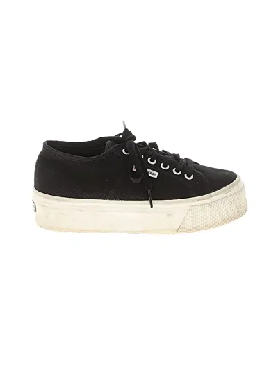 Pre-owned Superga Sneakers In Black