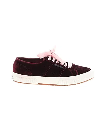 Pre-owned Superga Sneakers In Burgundy