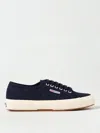 Superga Lace-up Canvas Sneakers In Navy