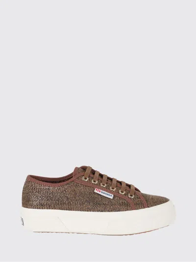 Superga Sneakers Woman Color Brown In Multi