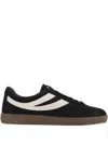 Superga Stripe Trainers In Black
