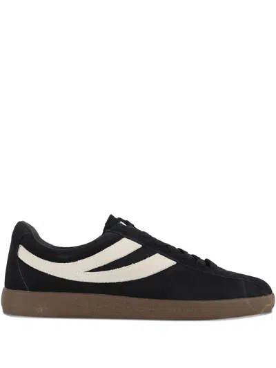 Superga Stripe Trainers In Black