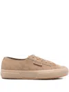 Superga Suede Lace-up Sneakers In Neutral