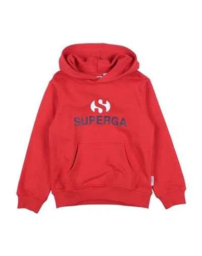 Superga Babies'  Toddler Boy Sweatshirt Red Size 7 Cotton, Viscose