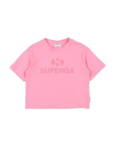 SUPERGA SUPERGA TODDLER GIRL T-SHIRT FUCHSIA SIZE 6 COTTON